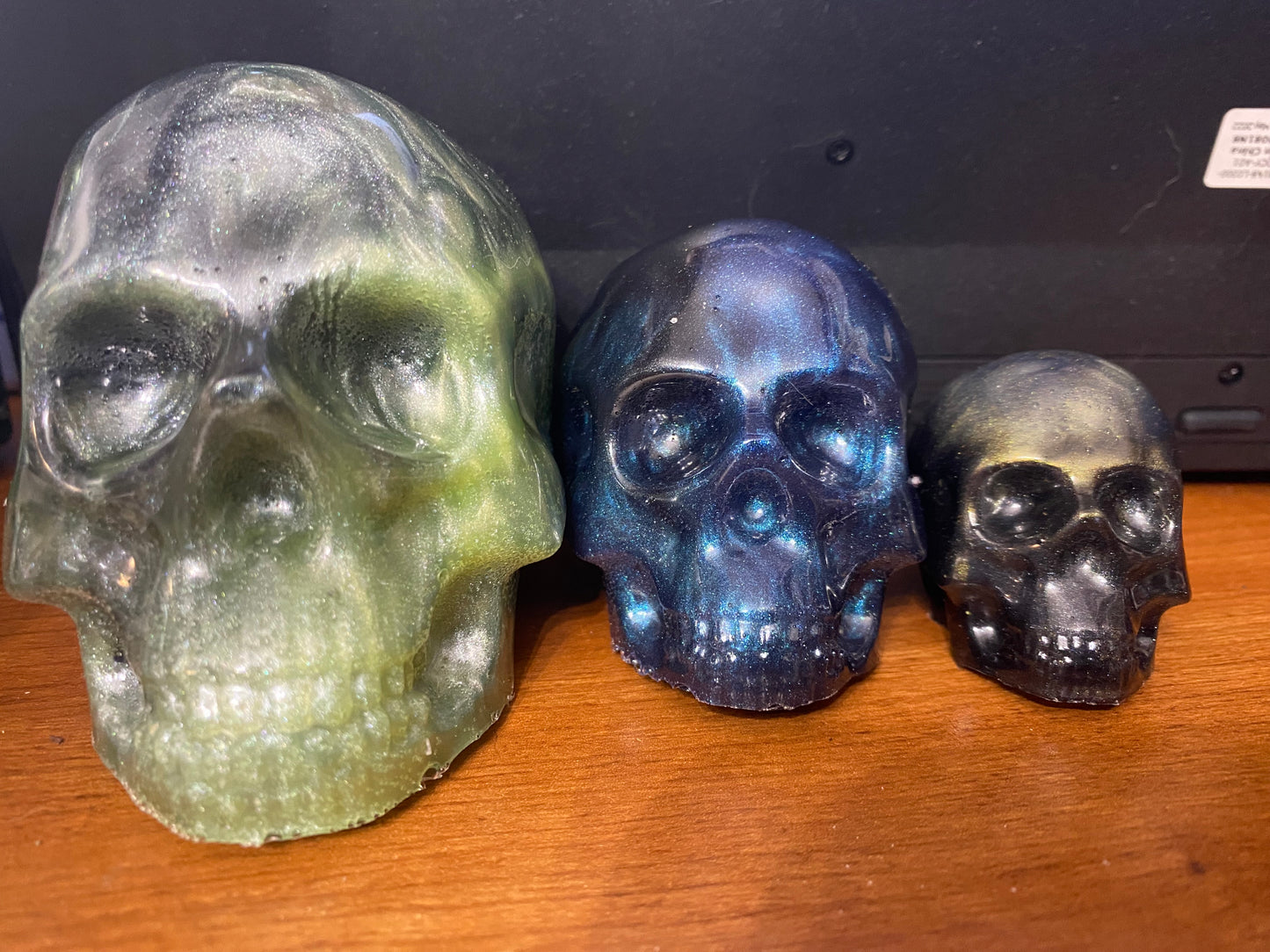 Set of three skulls