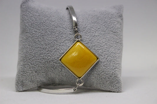 Silver Resin Stone Bracelet (2204) for Elegant Style
