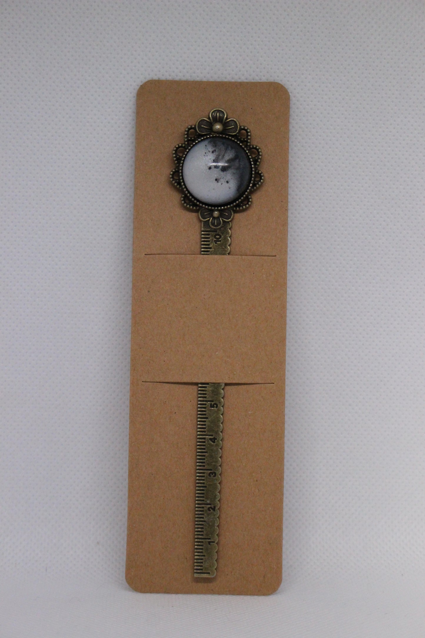 Resin / Metal Ruler Bookmark (2215) – Stylish and Functional