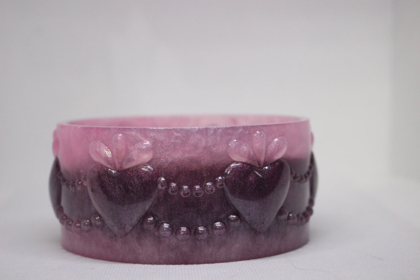 Resin Candle - Watermelon Heart Shaped Eco Friendly Decor