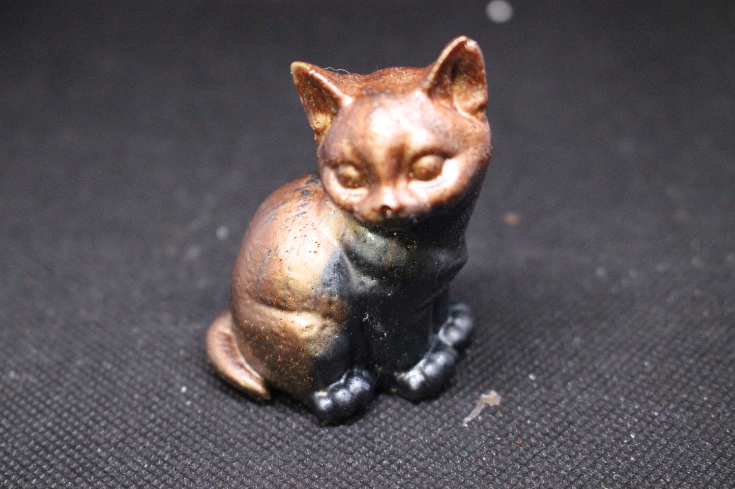 Charming Black / Brown Cat Figurine for Home Decor