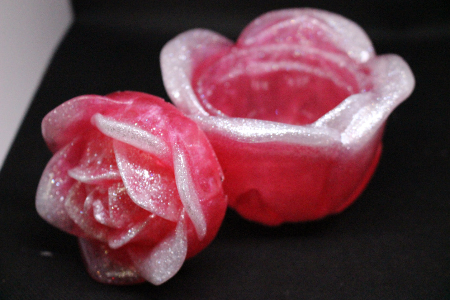 Elegant Rose Trinket Box for Jewelry and Keepsakes