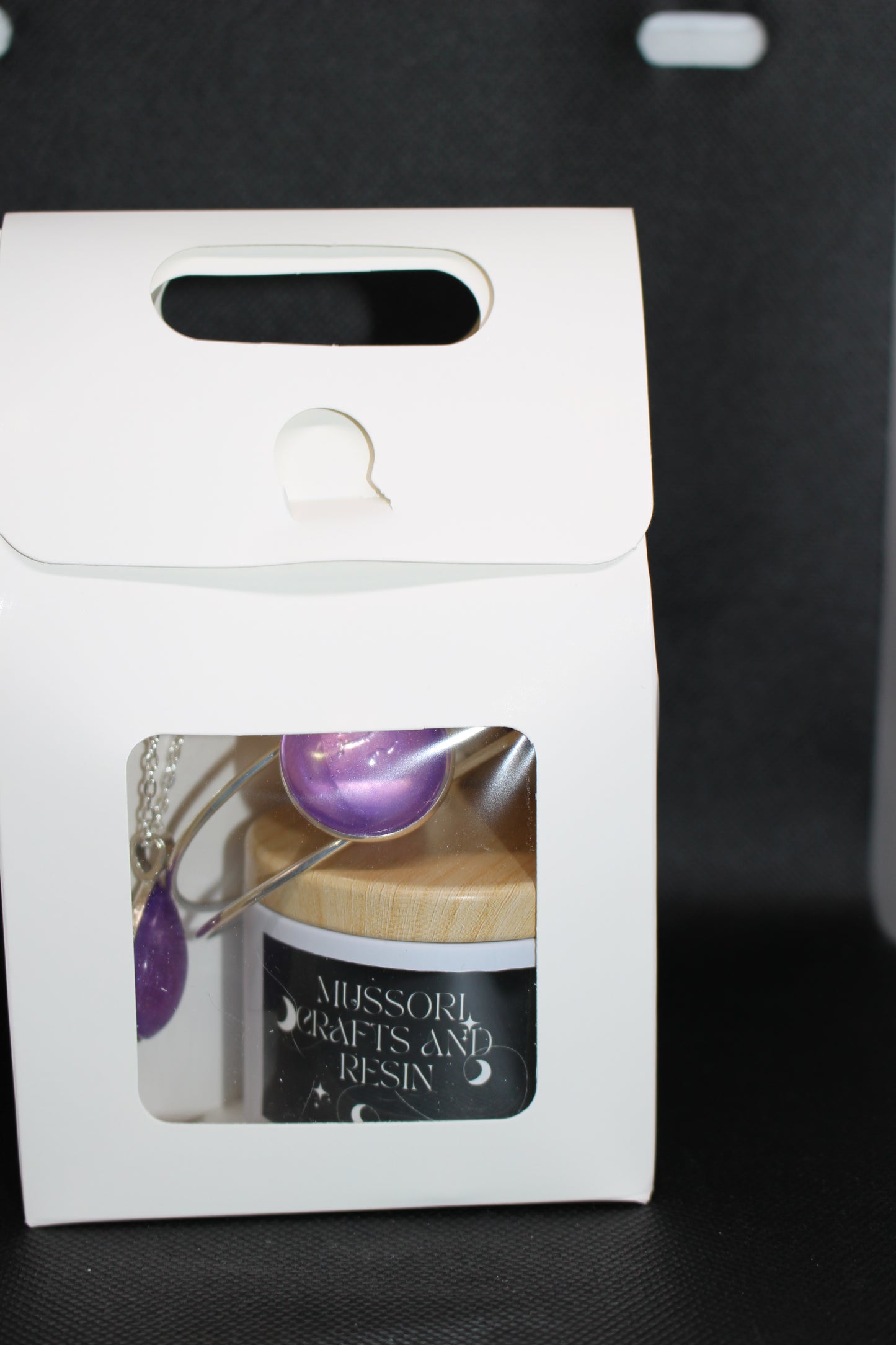 Gift Bundle - Resin Jewelry and Candle Set for Gifting