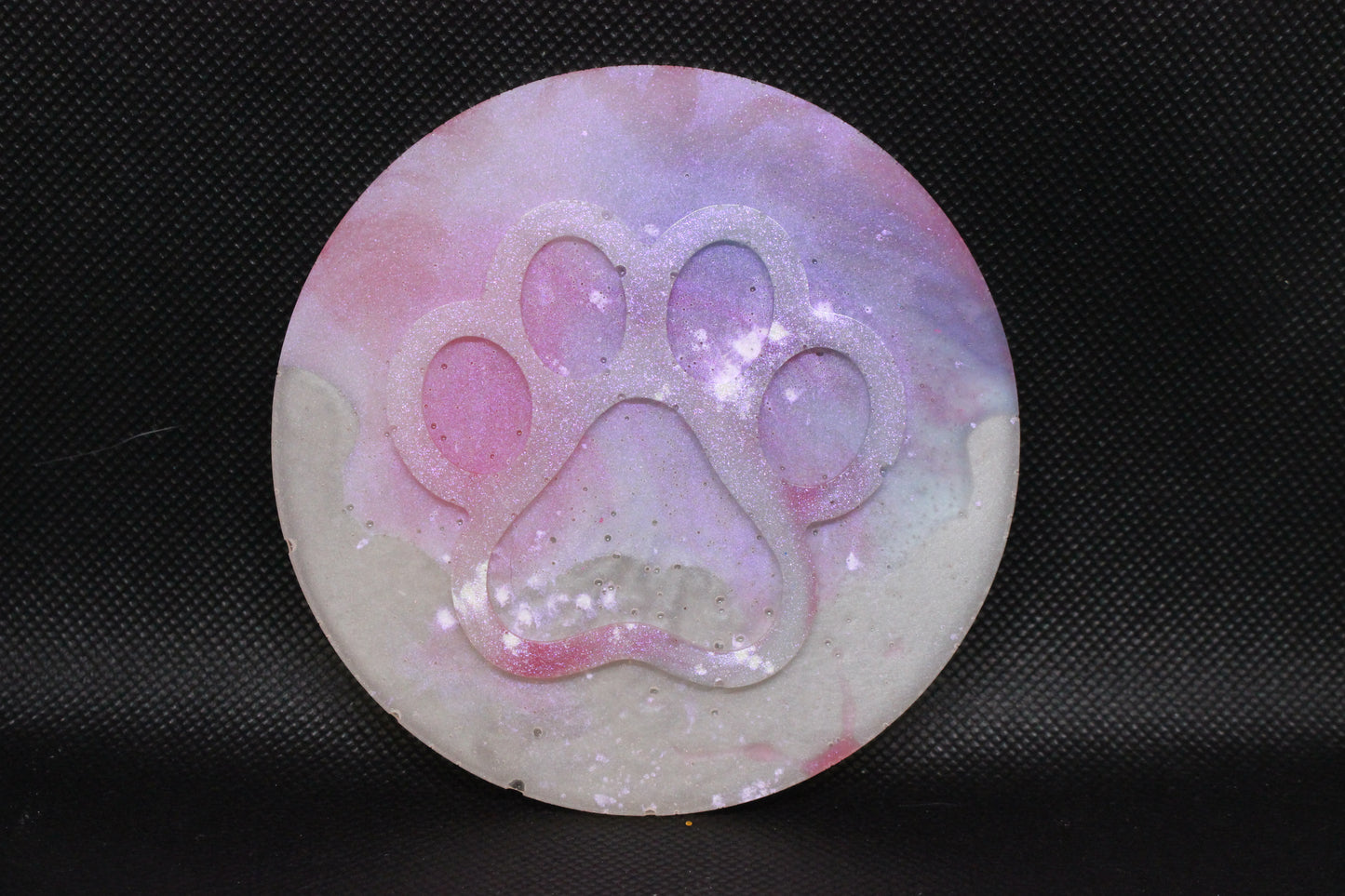 Resin Lizard Print Coaster for Unique Home Decor