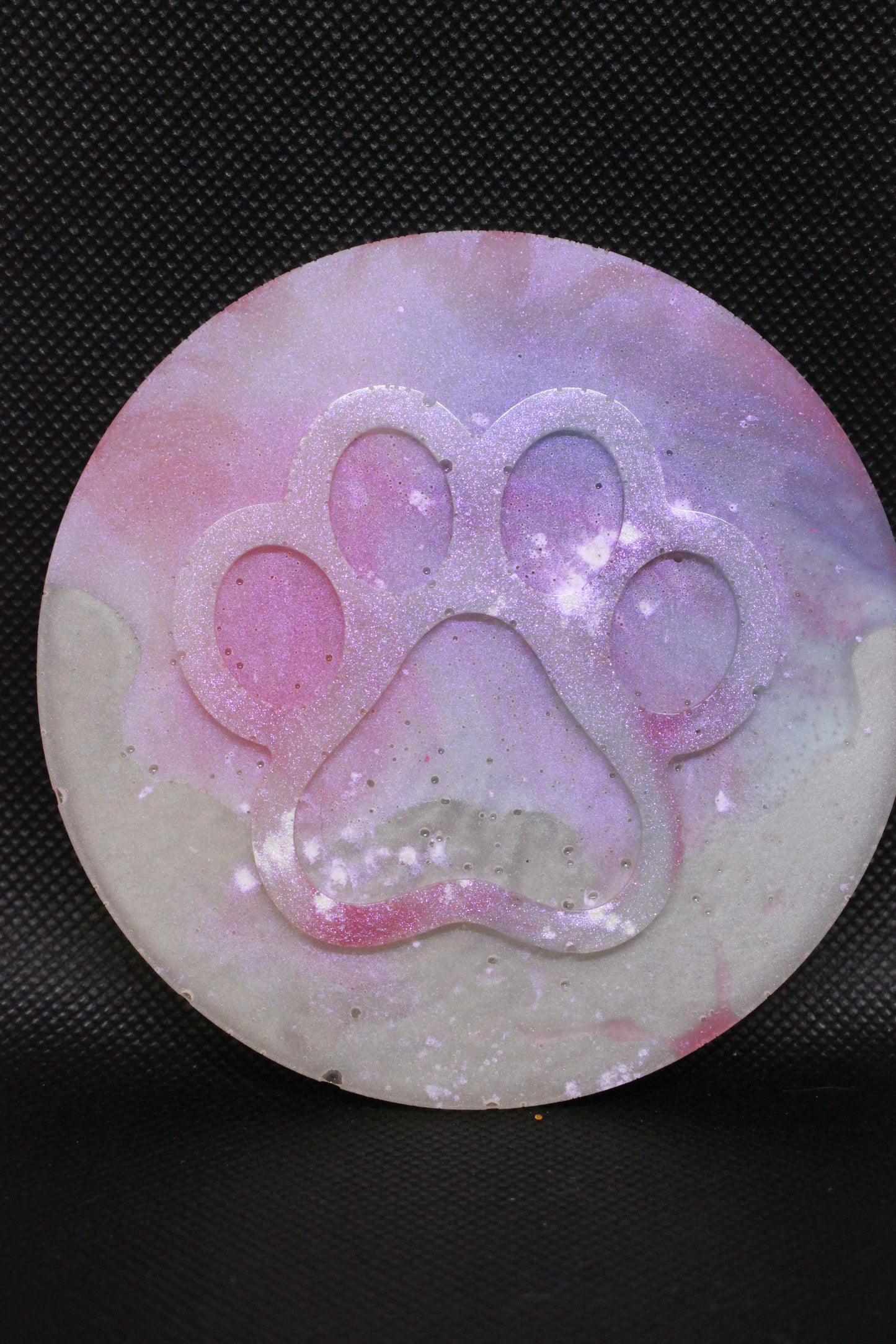 Resin Lizard Print Coaster for Unique Home Decor