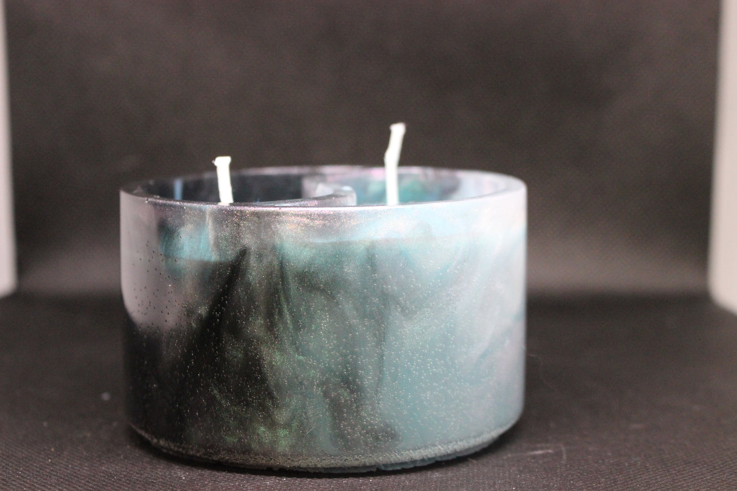Resin Candle - Vanilla Coconut Scented Soy Decor