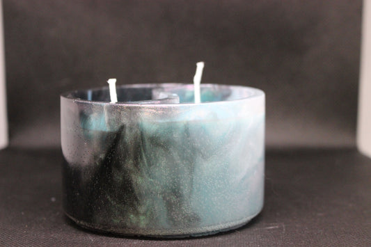 Resin Candle - Vanilla Coconut Scented Soy Decor