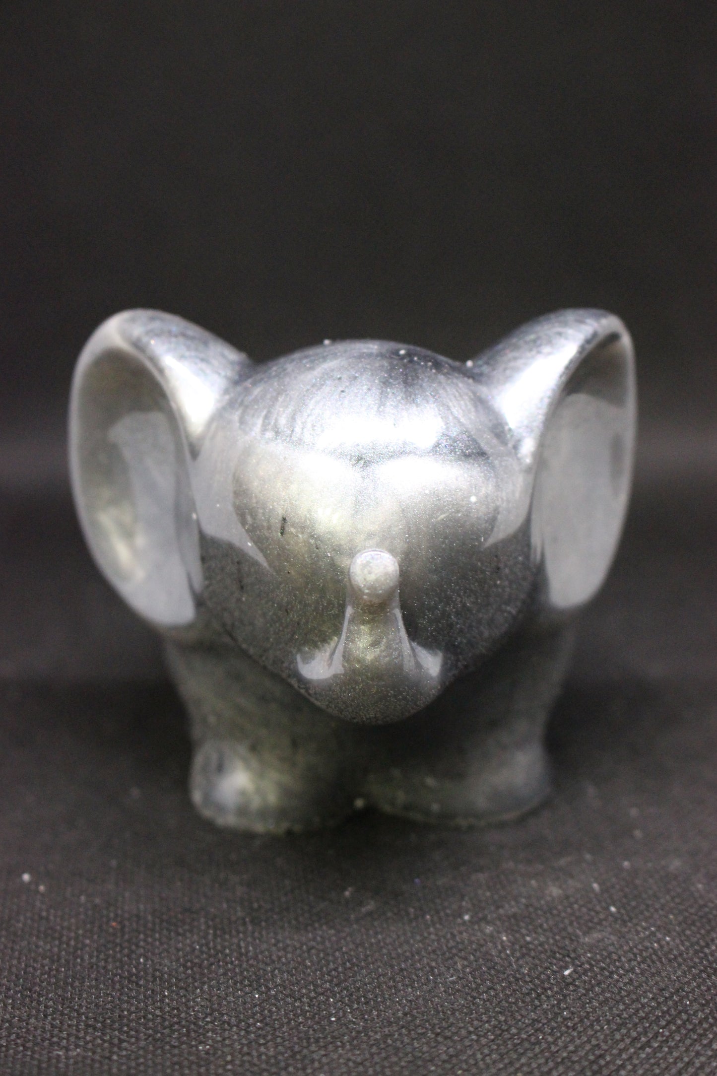 Handmade Resin Elephant Candle Scarlet Berry Scented Decor