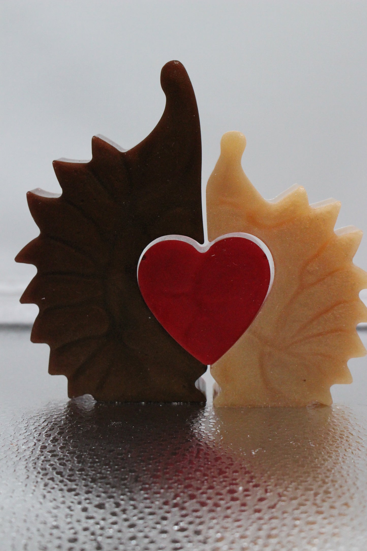 3 Piece Hedgehog With Heart Love Figurine Set Decor
