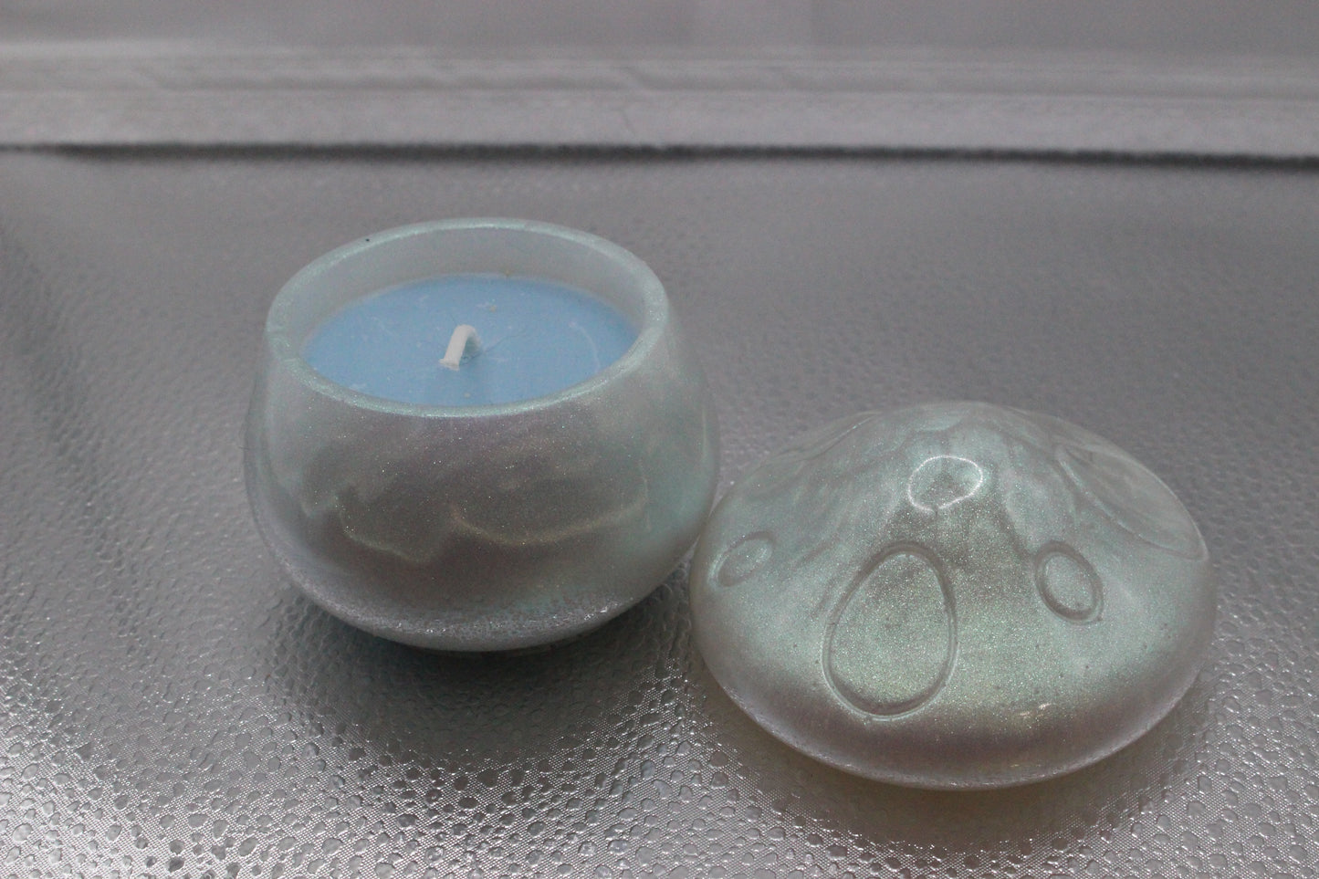 Mushroom Candle - Blueberry Scented Decorative Accent