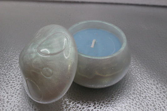 Mushroom Candle - Blueberry Scented Decorative Accent