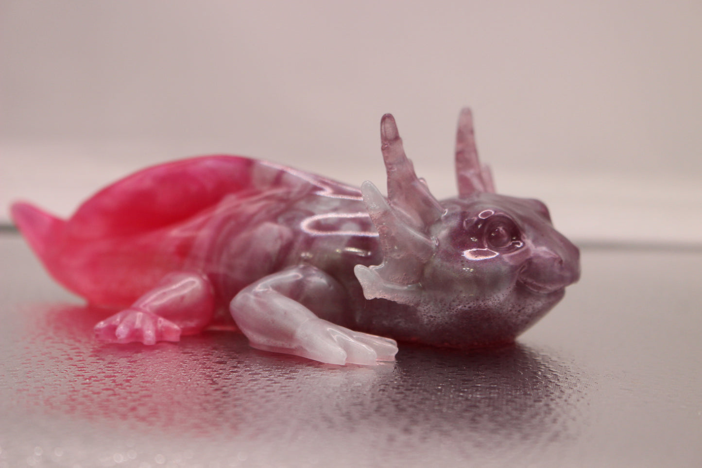Large Resin Axolotl Statue - 7 Inch Collectible Decor