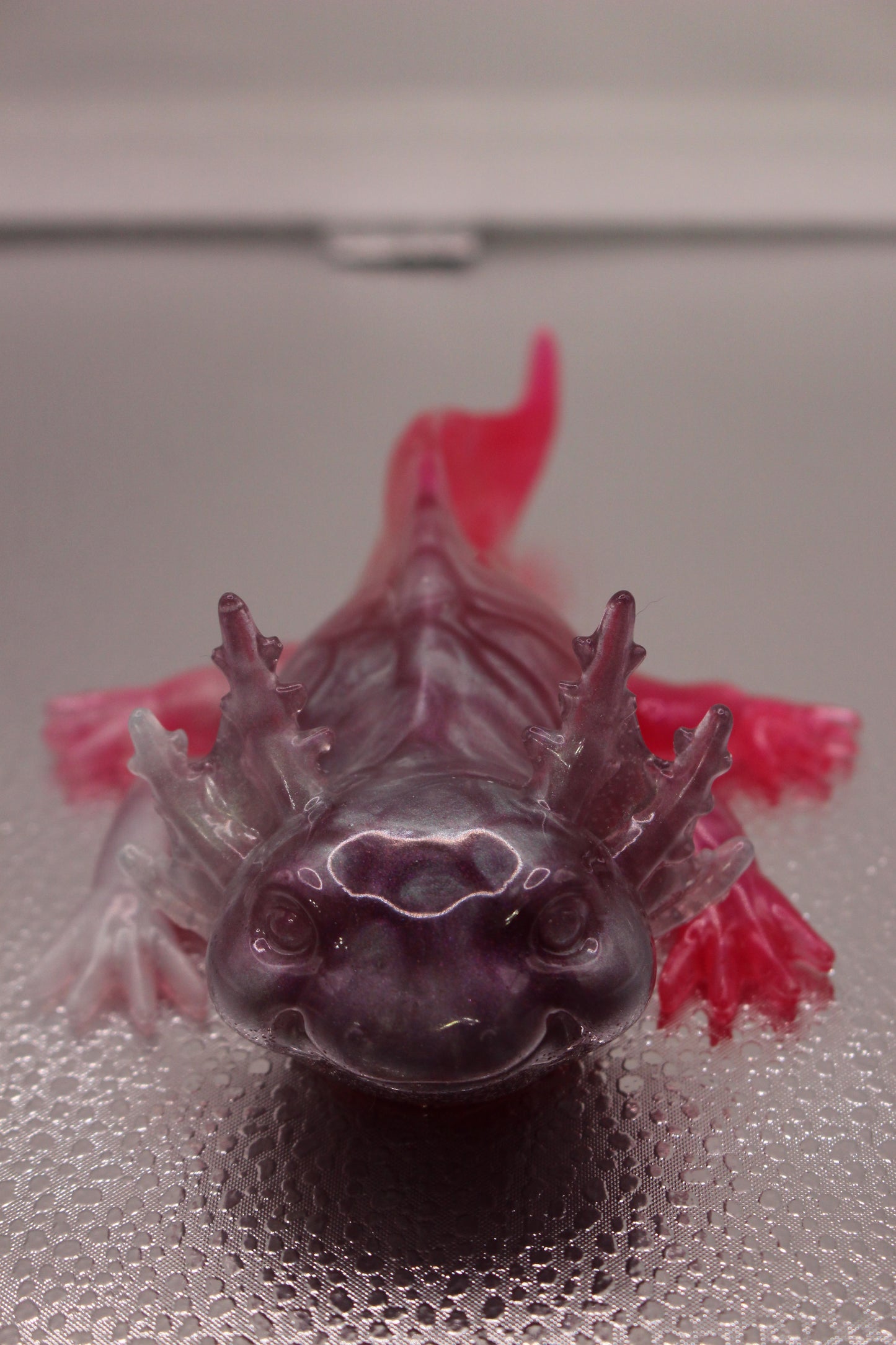 Large Resin Axolotl Statue - 7 Inch Collectible Decor