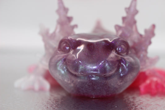 Large Resin Axolotl Statue - 7 Inch Collectible Decor