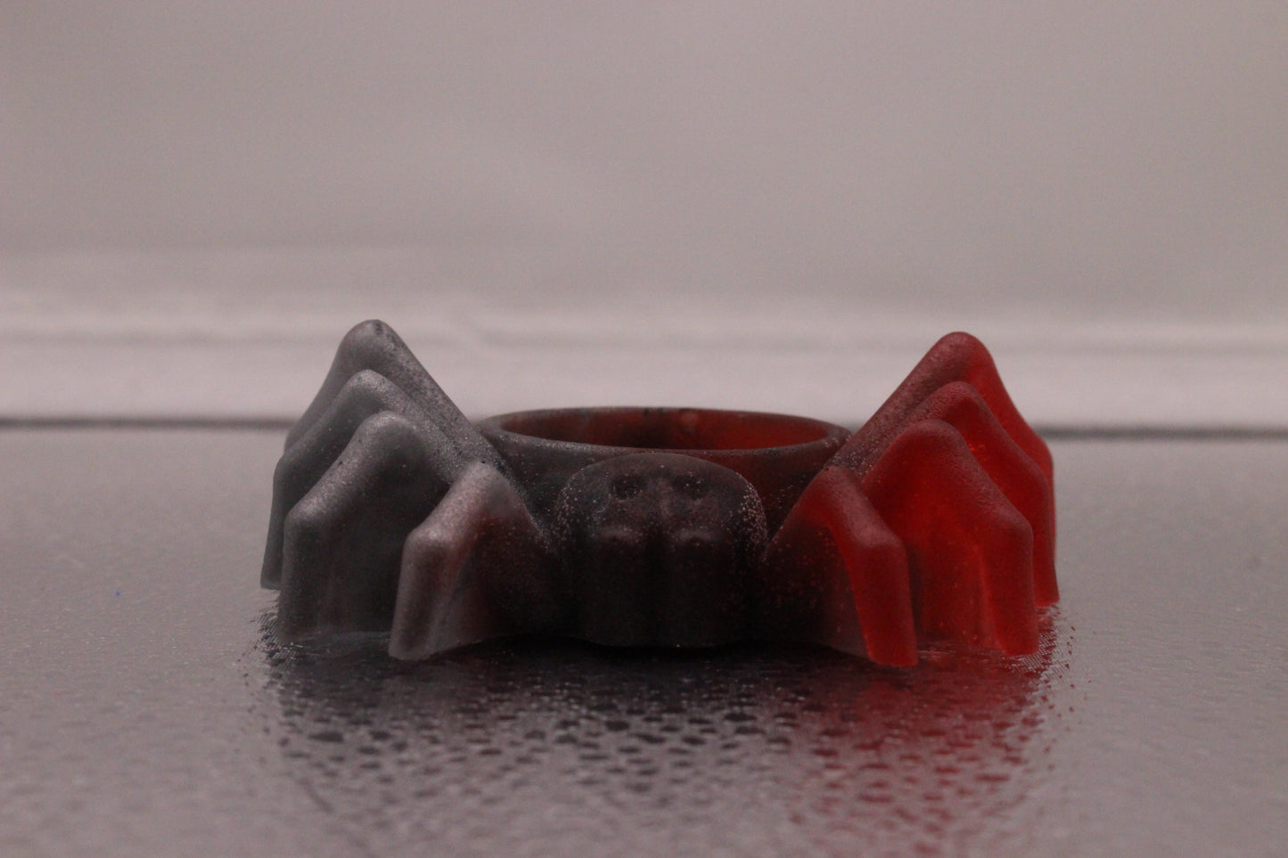 Handmade Resin Spider Tea Light Holder for Spooky Halloween Decor