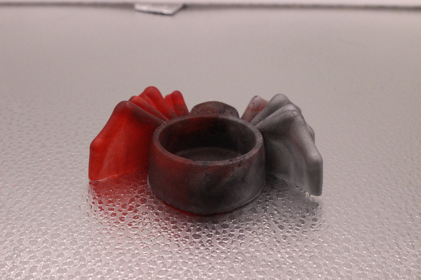 Handmade Resin Spider Tea Light Holder for Spooky Halloween Decor
