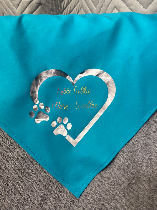 Dog Bandana - Less Talkie for Stylish Pup Adventures