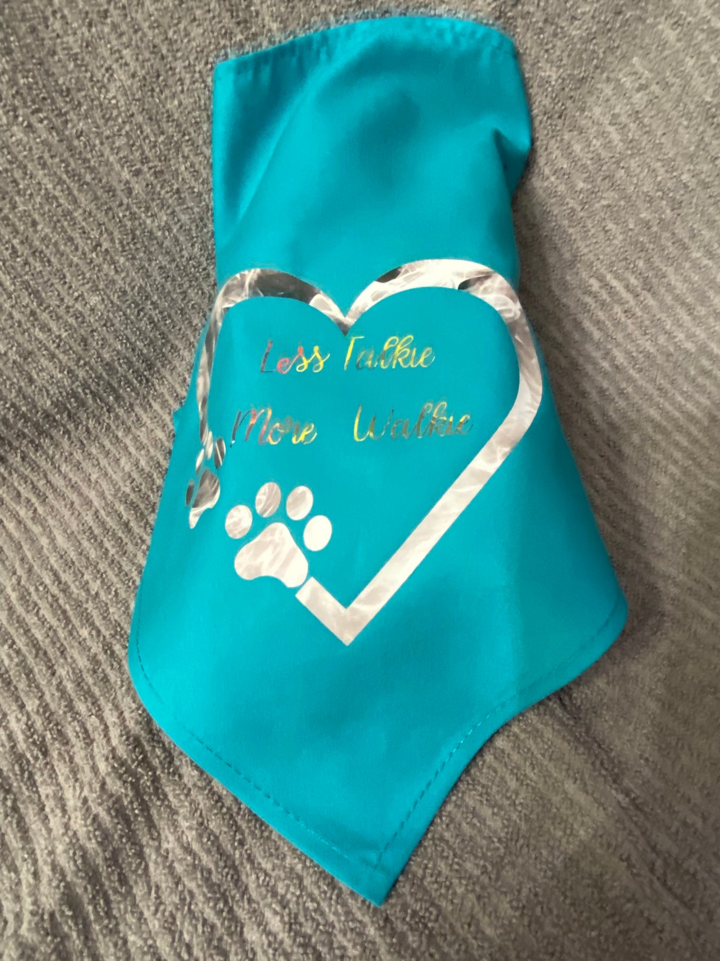 Dog Bandana - Less Talkie for Stylish Pup Adventures