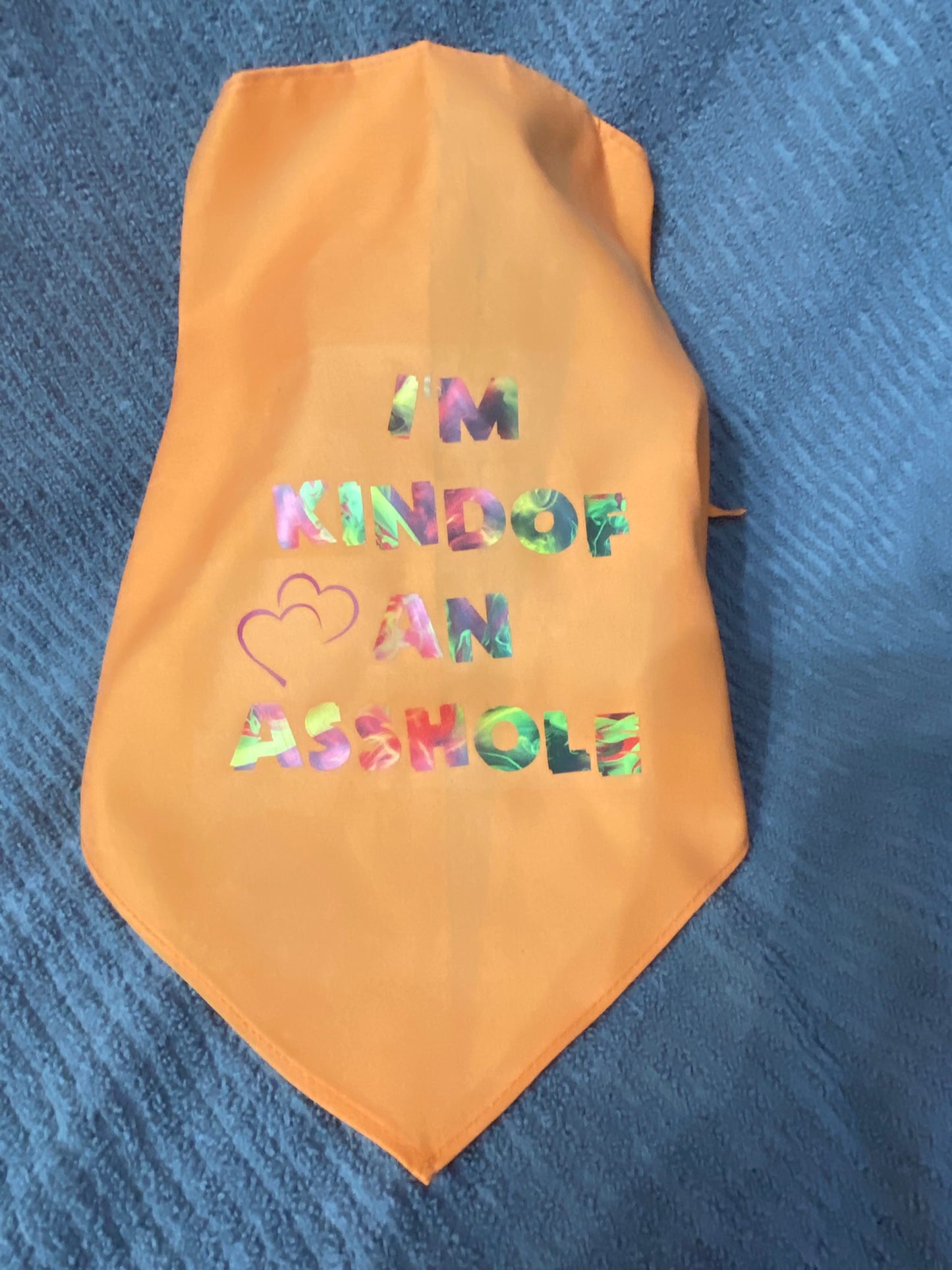 Dog Bandana - I'm An A**hole For Sassy Canines
