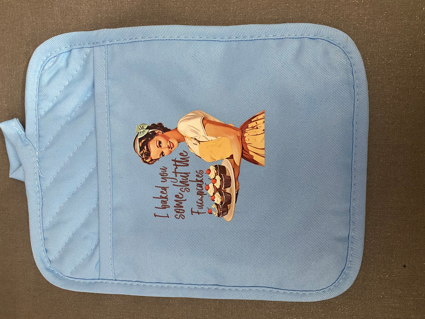 Charming Oven Mitt Pot Holder With Pockets For Bakers