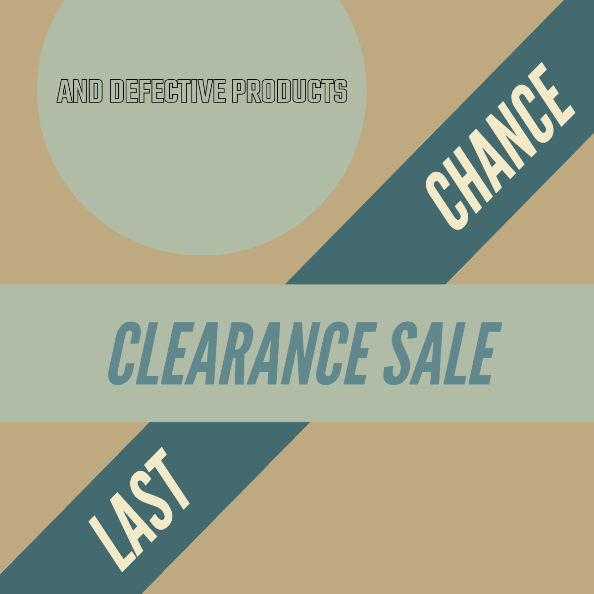 Clearance and Defective Products