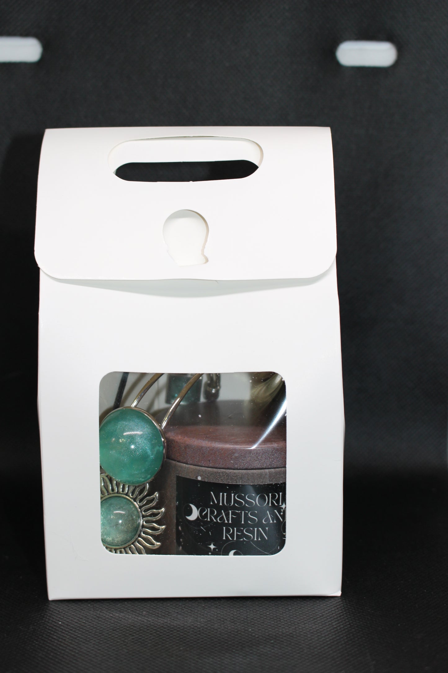 Gift Bundle - Resin Jewelry and Candle Set for Her