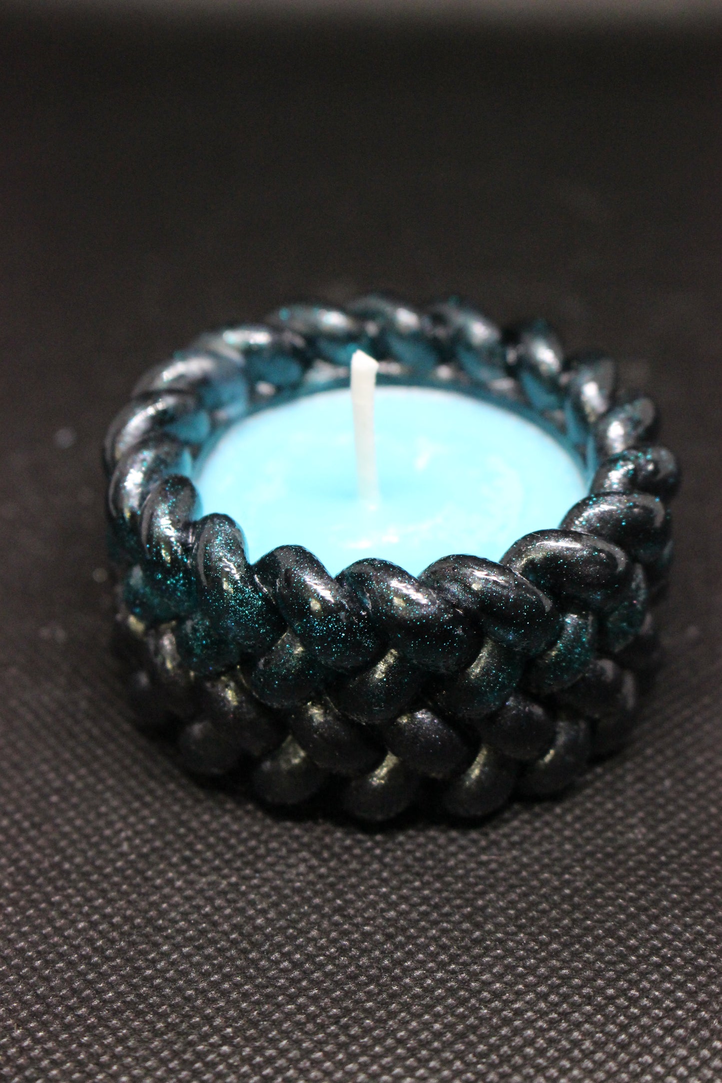 Resin Candle - Vanilla Coconut Scented Soy Candle Jar