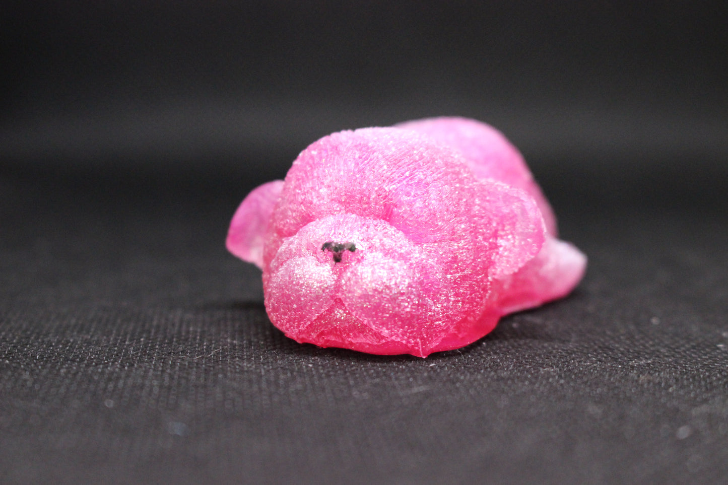 Resin Sleeping Dog Figurine for Home Decor Accent