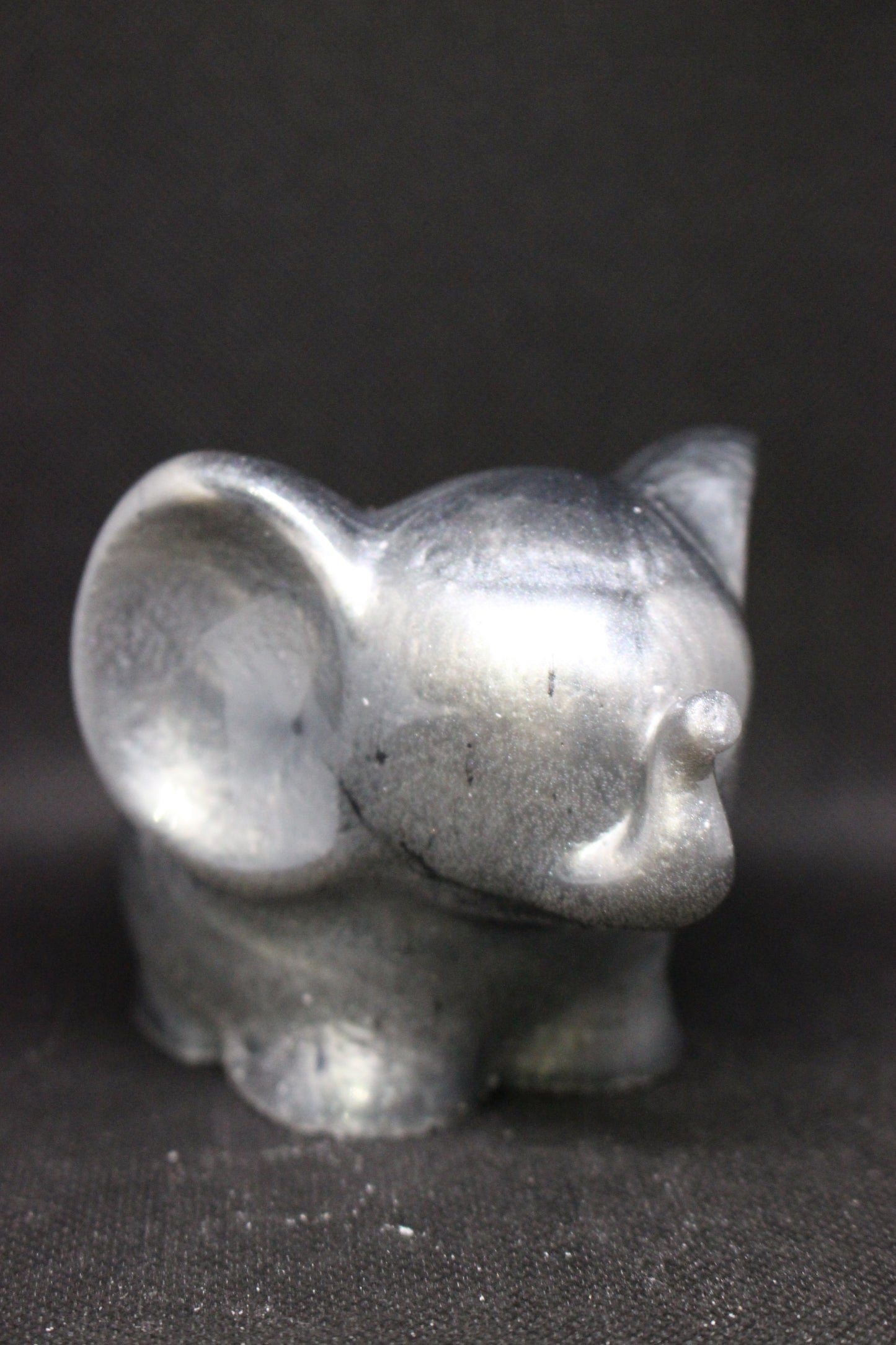 Handmade Resin Elephant Candle Scarlet Berry Scented Decor