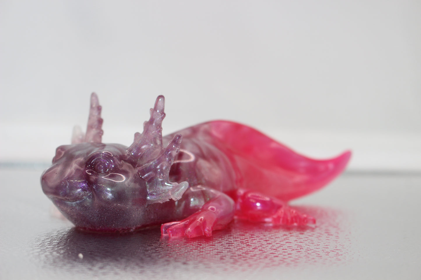 Large Resin Axolotl Statue - 7 Inch Collectible Decor