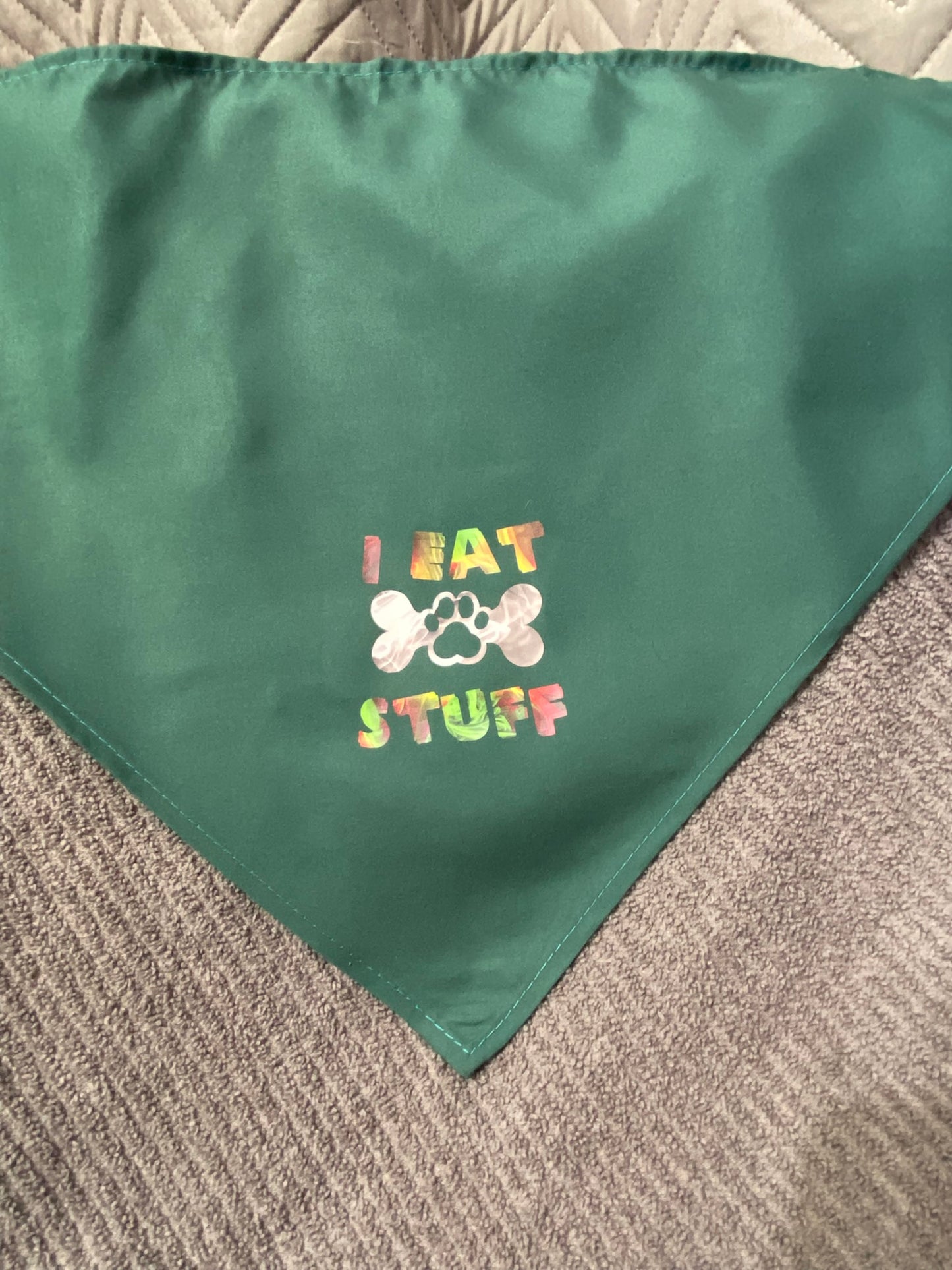 Dog Bandana - I Eat Stuff for Fun Pet Style